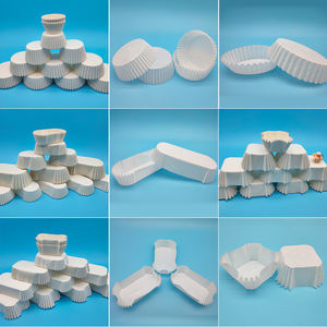 Plateau à gâteau rond en <span class=keywords><strong>carton</strong></span> blanc de qualité alimentaire, papier anti-graisse, base à gâteau, plaque en papier jetable pour la restauration, boutique de desserts - Product Image 1