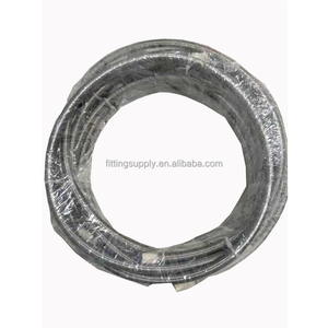 <span class=keywords><strong>Tuyau</strong></span> hydraulique flexible en caoutchouc tressé en acier inoxydable SAE <span class=keywords><strong>100</strong></span> R14, <span class=keywords><strong>tuyau</strong></span> de lavage haute pression en PTFE avec service de découpe - Product Image 1