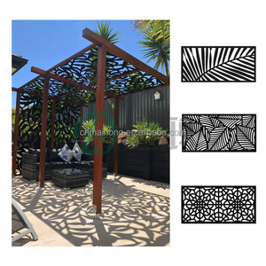 Paneles Decorativos <span class=keywords><strong>de</strong></span> Metal Cortado con Láser para Paredes Laterales <span class=keywords><strong>de</strong></span> Pérgolas, Láminas <span class=keywords><strong>de</strong></span> Cubierta para Cercas <span class=keywords><strong>de</strong></span> Jardín, Australia, Tamaño Personalizable, Acabado en Polvo - Product Image 4
