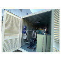 Système mobile de déshydratation des boues monté sur conteneur, presse à vis multi-disques et unité de dosage de polymère/pompes – Solution clé en main tout-en-un