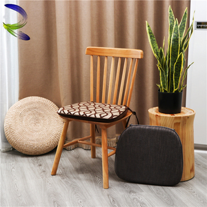 Fibra <span class=keywords><strong>de</strong></span> poliéster silla cómoda suave forma cuadrada cojín anti-decúbito cuadrado cojín del asiento - Product Image 6