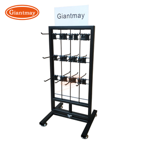 Giantmay tùy chỉnh truy cập hàng đầu vớ hiển thị hai mặt dây kim loại giá với móc thân thiện với môi lắp ráp dễ dàng cho bán lẻ - Product Image 6