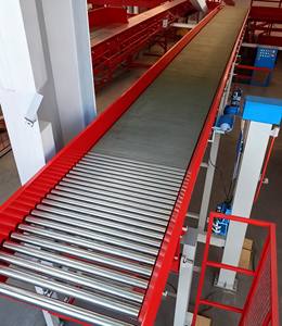 Trasportatore a Rulli Automatico Mobile, Velocità Regolabile, Carico e Scarico Avanti/Indietro per Linee di Produzione e Imballaggio - Product Image 4