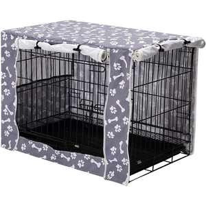 Polyester Bền Không Thấm Nước Dễ Dàng Điều Chỉnh Dog Crate Cover Phổ Quát Phù Hợp Cho Tất Cả Các Thùng Chó