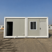 Maison conteneur modulaire préfabriquée à assemblage rapide 20FT/40FT, conteneur plat, bureau moderne, appartement, supermarché