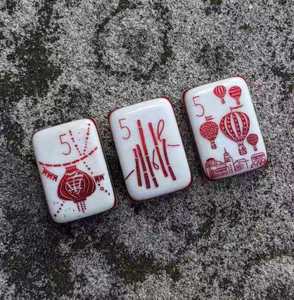 Set di 160 Tessere Mahjong Americane Personalizzate, Dipinte a Mano, Ispirate alle Matryoshka, in Acrilico Intagliato, Stile Orientale Moderno e Lussuoso - Product Image 4