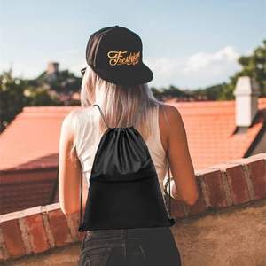 Mochila Ecológica de Viaje con Cordón de Poliéster, Impermeable y Resistente al Desgaste, con Bolsillo y Cremallera para Hombre y Mujer - Product Image 6