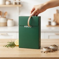 Boîte cadeau en carton ondulé avec logo personnalisé, fermeture éclair, auto-adhésive, avec bandes adhésives détachables pour l'expédition