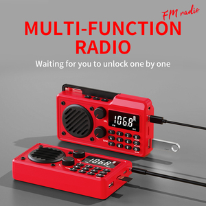 Reproductor Portátil de MP3 con Radio FM AM SW, Altavoz Incorporado, Pantalla LED, Batería de 1500mAh y Receptor de Onda Corta con USB/Tarjeta TF - Product Image 5