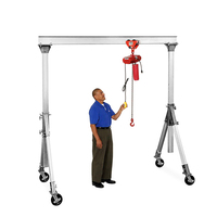 Meilleur prix pliant 2T 3T 5T petite grue à portique mobile en alliage d'aluminium portable électrique Haga