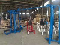 Salle de sport commerciale, entraînement physique, appareil multifonctionnel, machine de musculation à câbles à 5 stations, machines de crossover intérieures