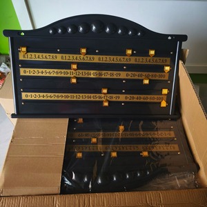 Tableau de scores de snooker 66x39 en plastique, compteur manuel pour le suivi des scores de billard - Product Image 4