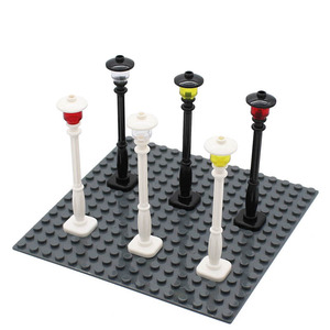 复古路灯MOC城市街景装饰砖积木 - Product Image 1