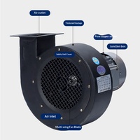 Ventilador Centrífugo Industrial de Alta Resistencia a la Temperatura, Ventilador Centrífugo de Tiraje Inducido DF, Ventilador Centrífugo de Múltiples Aspas de Bajo Ruido