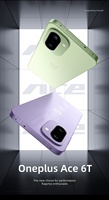 Teléfono Inteligente OnePlus Ace 6T 5G, Pantalla de 6.83 Pulgadas y 165Hz, Snapdragon Serie 8, Supercarga de 120W, NFC, Infrarrojos, Teléfono Celular para Juegos