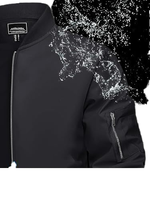 Marca personal personalizada Casual cremallera peso Bombers chaqueta béisbol deporte gimnasio aviador chaquetas para hombres