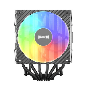 Dq125 Argb Black Vk Cpu Radiador refrigerado por aire <span class=keywords><strong>de</strong></span> doble <span class=keywords><strong>torre</strong></span> compatible con efectos <span class=keywords><strong>de</strong></span> iluminación Lga1700/1851 Am5 Argb - Product Image 3