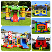Castillo Hinchable de Carnaval Casa de Rebote Comercial para Niños para Exteriores
