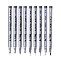 Ensemble de stylos à encre pigmentée pour dessin au trait fin STA personnalisé stylo de calligraphie islamique avec pointe en feutre pour croquis marqueurs d'art
