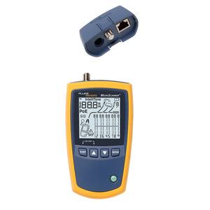 เครื่องทดสอบสายเคเบิล Fluke Ms2 พร้อมจอแสดงผล 4.3 นิ้ว เครื่องวิเคราะห์เครือข่ายพร้อมพอร์ต USB - Product Image 4