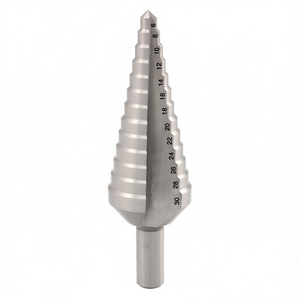 <b>Step</b> Drill Bit 6 To 30 Mm Metal With Size Markings For Wood And Metal Drilling - Product Image 2