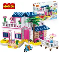 Agogo — blocs de Construction en plastique ABS, 360 pièces, jouet éducatif pour filles