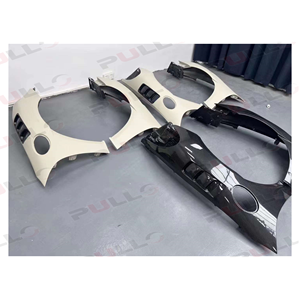 Paraurti per auto per <span class=keywords><strong>Porsche</strong></span> <span class=keywords><strong>718</strong></span> 2016 aggiornamento a GT4 rs incluso paraurti anteriore cofano in fibra di carbonio per modificare - Product Image 5