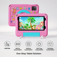 Nouvelle tablette éducative Android 15 Octa-core de 7 pouces pour enfants, Wi-Fi, 8 Go de mémoire, résolution 1024x600, protection antichute