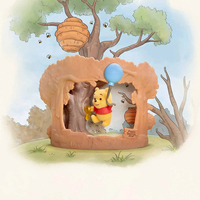 Оригинальный набор коллекционных фигурок POP MART Winnie the Poohed Treehouse Theatre Series, 9 штук в коробке, подарок для ценителей искусства
