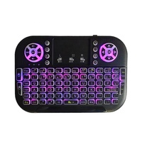 Clavier sans fil rétroéclairé 2,4 G A8 MINI, souris aérienne sans fil double mode BT avec pavé tactile, télécommande I8 A8, claviers rétroéclairés