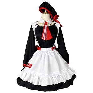 Tenue de cosplay Genshin Impact : Robe de demoiselle d'honneur <span class=keywords><strong>Noelle</strong></span> Soft Sister avec grand nœud, style Lori - Product Image 4