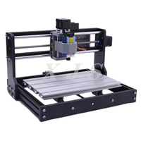 CNC 3018 Pro GRBL contrôle bricolage hors ligne Mini CNC Machine 10 pièces Kit de coupe de fraise en bout et 3 axes Pcb fraiseuse bois routeur