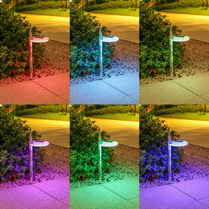Solar Garden Lights Outdoor Waterproof LED Solar Powered Lawn Decorative <b>Ground</b> <b>Stake</b> Light <b>For</b> Patio Yard Landscape Lighting - Product Image 1