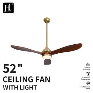 European embedded wooden blade hotel decoration modern wooden <b>ceiling</b> <b>fan</b> <b>with</b> <b>light</b> - Product Image 2