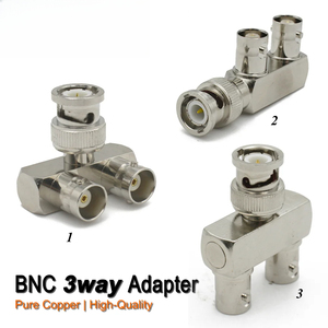 <strong>BNC</strong> Male to DUAL <strong>BNC</strong> Female <strong>Adapter</strong> Q9 Female 3 Way Audio Splitter Tee Type RF Coax <strong>Connector</strong> <strong>BNC</strong>-JKK - Product Image 2