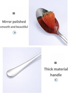 ชุดช้อนส้อมสแตนเลสสำหรับเดินทางและตั้งแคมป์ พร้อมหลอดดูดและช้อน 8 ชิ้น - Product Image 4