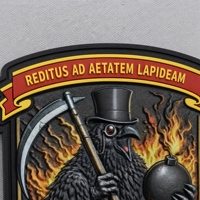 Patch PVC 3D personnalisé, style tactique, badge moral, patch en caoutchouc 3D en relief, auto-agrippant pour sacs à dos, vestes et équipements
