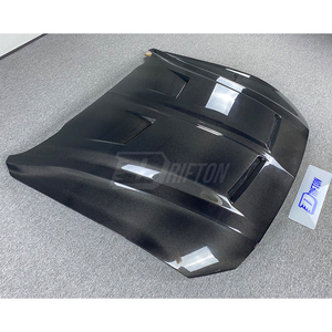 ฝากระโปรงคาร์บอนไฟเบอร์ Drifton New SuperSnake Style ลายทอ 3K/6K/12K ป้องกันรังสียูวี เคลือบเงา/ด้าน สีดำ สำหรับรถมัสแตง - Product Image 5