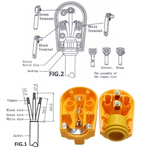 NEMA TT-30R US 30 Amp Electric Angle <strong>Plug</strong> &amp; Receptacle with Handle RV Placement Outlet Trailer <strong>Plug</strong> <strong>Extension</strong> <strong>Socket</strong> Type - Product Image 6