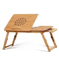 대나무 맞춤 접이식 침대 책상 컴퓨터 책상