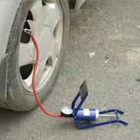 Vente chaude Portable Mini Manuel Voiture Vélo Gonfleur De Pneu De Voiture Compresseur D'air Pied Pompe À Air