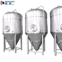 Réservoir de fermentation de bière sanitaire en acier inoxydable, équipement de fermentation de brassage