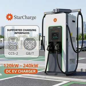Estaciones de carga de ciclo profundo Starcharge Titan V5 UL CE 120kW-180kW CPO Branding 150-1000Vdc para uso público, montadas en suelo - Product Image 1