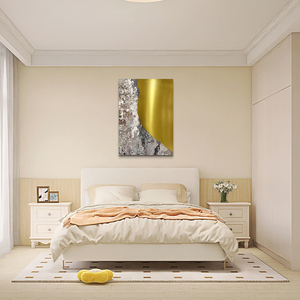 Vente <span class=keywords><strong>en</strong></span> gros d'œuvres d'art d'hôtel personnalisées <span class=keywords><strong>en</strong></span> métal 3D Lumière <span class=keywords><strong>contemporaine</strong></span>-Décoration <span class=keywords><strong>murale</strong></span> abstraite de luxe pour entrées et salles modèles - Product Image 4