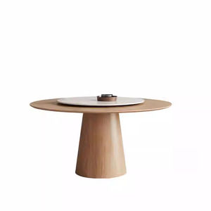 <span class=keywords><strong>Tavolo</strong></span> <span class=keywords><strong>da</strong></span> <span class=keywords><strong>Pranzo</strong></span> <span class=keywords><strong>Rotondo</strong></span> <span class=keywords><strong>in</strong></span> Legno Massello Nordico con Piano Girevole, 6 Posti, Ecologico, Durevole, Stabile, Fatto a Mano - Product Image 5