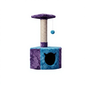 Griffoir pour chat Warm Comfort – Lit et griffoir tout-en-un confortable pour chat, auto-chauffant, doux, salon pour chat de qualité supérieure 36*36*72 - Product Image 1