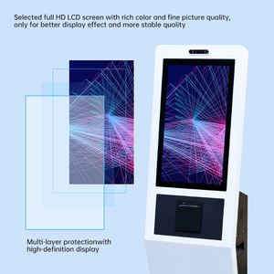 IKinor Écran tactile Android 11 de 32 pouces avec paiement en ligne en libre-service, <span class=keywords><strong>lecteur</strong></span> de cartes et <span class=keywords><strong>lecteur</strong></span> de codes QR - Product Image 4