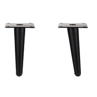 Pied de canapé conique en fer doré 100mm 400mm, support de chaise pour mobilier d'extérieur, salle à manger, cuisine, salle de sport, salon, lits et meubles de chevet