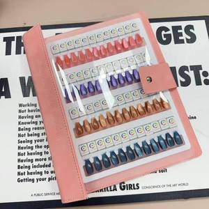 Tabla de colores de uñas de 78-450 colores con pantalla magnética de esmalte de Gel, libro de almacenamiento de pantalla de Color de esmalte de Gel de nuevo diseño - Product Image 3