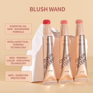 Barra de Rubor Líquido Mate Vegano Personalizado, Rubor <span class=keywords><strong>en</strong></span> <span class=keywords><strong>Crema</strong></span> Rosa de Larga Duración a Prueba de Agua, OEM ODM, Rubor para Rostro y Mejillas, 15 ml - Product Image 5